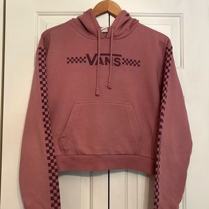 Vans Logo Cropped Hoodie